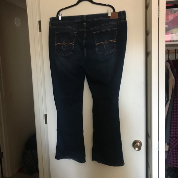LUCKY BRAND Jeans Ginger bootcut 22W high rise dark wash denim stretch flare - Picture 3 of 8
